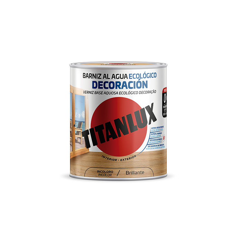 BARNIZ ECO DECO AGUA BTE CAOBA