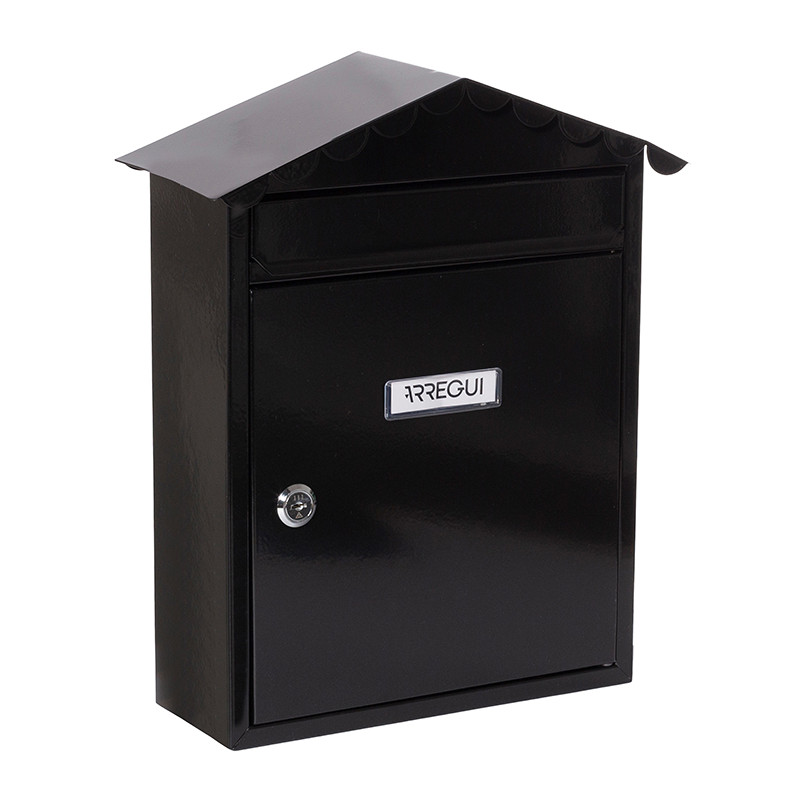 BUZON EXTERIOR ACERO NEGRO