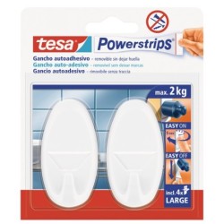 Ganchos  l  oval  blanco  tesa