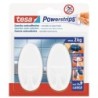 Ganchos  l  oval  blanco  tesa