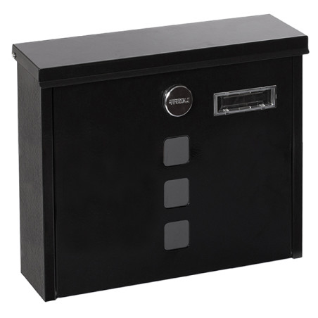 BUZON EXTERIOR ACERO CHANCE NEGRO