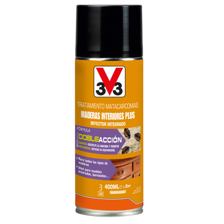 MATACARCOMAS MADERA INTERIOR PLUS SPRAY