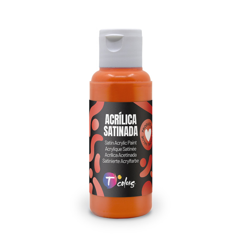 PINTURA MANUALIDADES ACRILICA NARANJA SAT