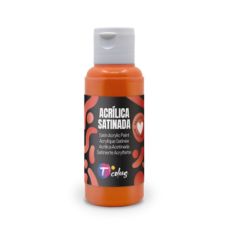 PINTURA MANUALIDADES ACRILICA NARANJA SAT