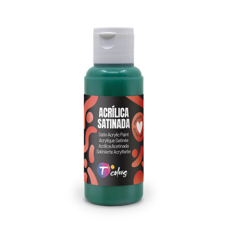 PINTURA MANUALIDADES ACRILICA VERDE OSC SAT