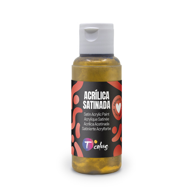 PINTURA MANUALIDADES ACRILICA ORO SAT