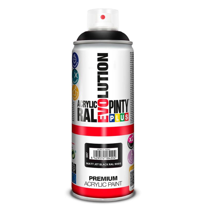 PINTURA AER ACR. ROJO TRAFFIC MATE