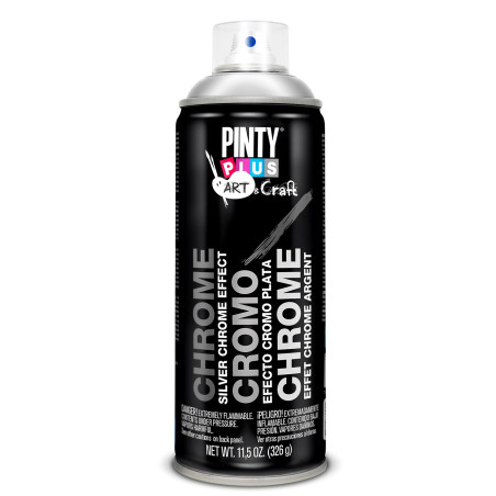 PINTURA SPRAY EF. CROMO PLATA