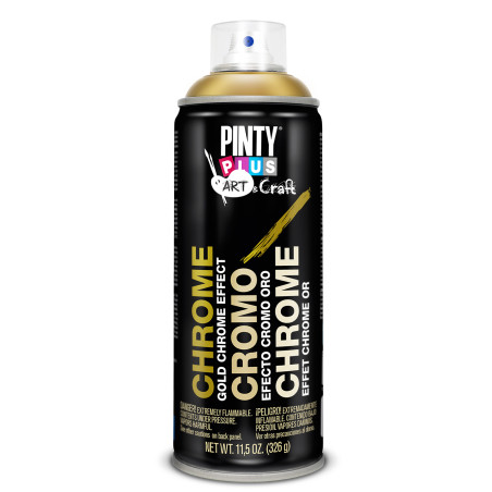 PINTURA SPRAY EF. CROMO ORO