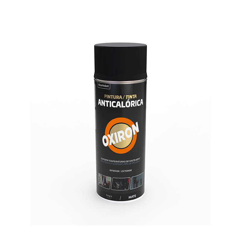 PINTURA SPRAY ANTICALORICA NEGRO