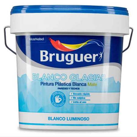 PINTURA PLASTICA BLANCO MATE GLACIAR