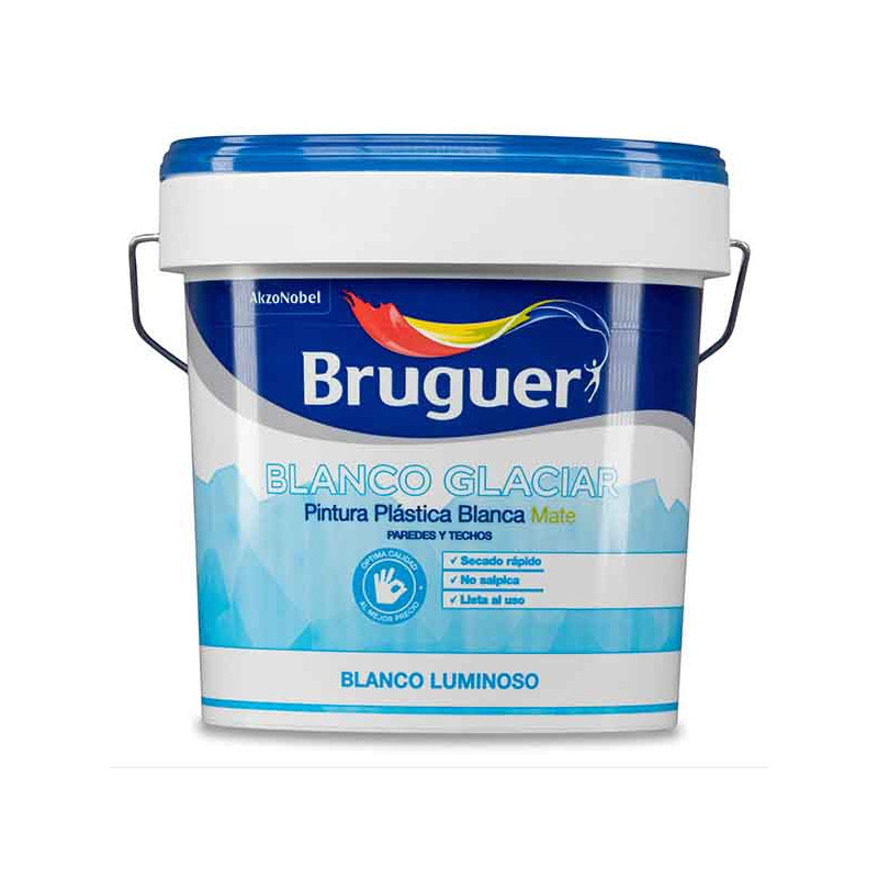 PINTURA PLASTICA BLANCO MATE GLACIAR
