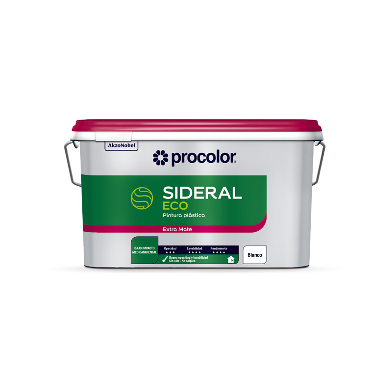 PINTURA PLASTICA MATE SIDERAL ECO