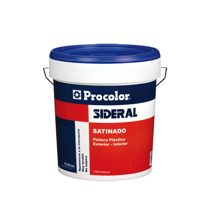 PINTURA PLASTICA SATINADA 505 SIDERAL