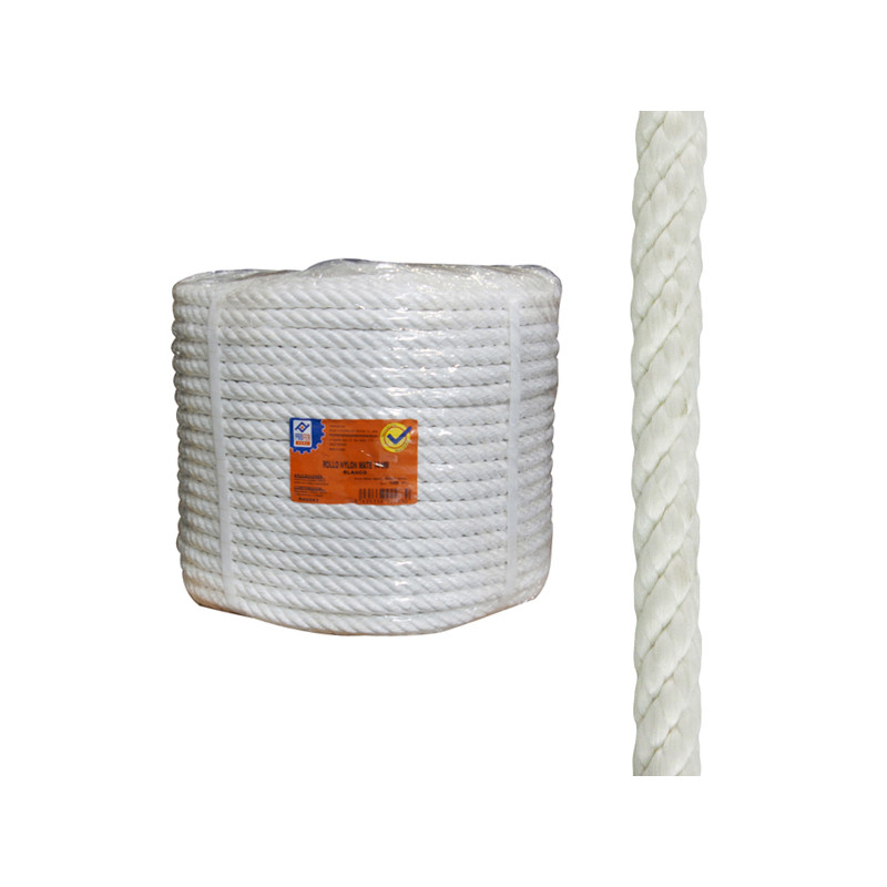 CUERDA NYLON MATE 14 MM BLANCO