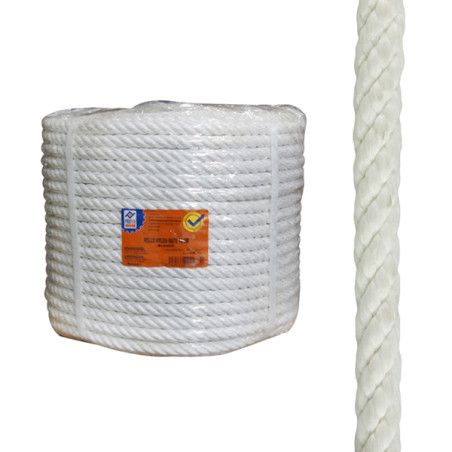 CUERDA NYLON MATE 14 MM BLANCO
