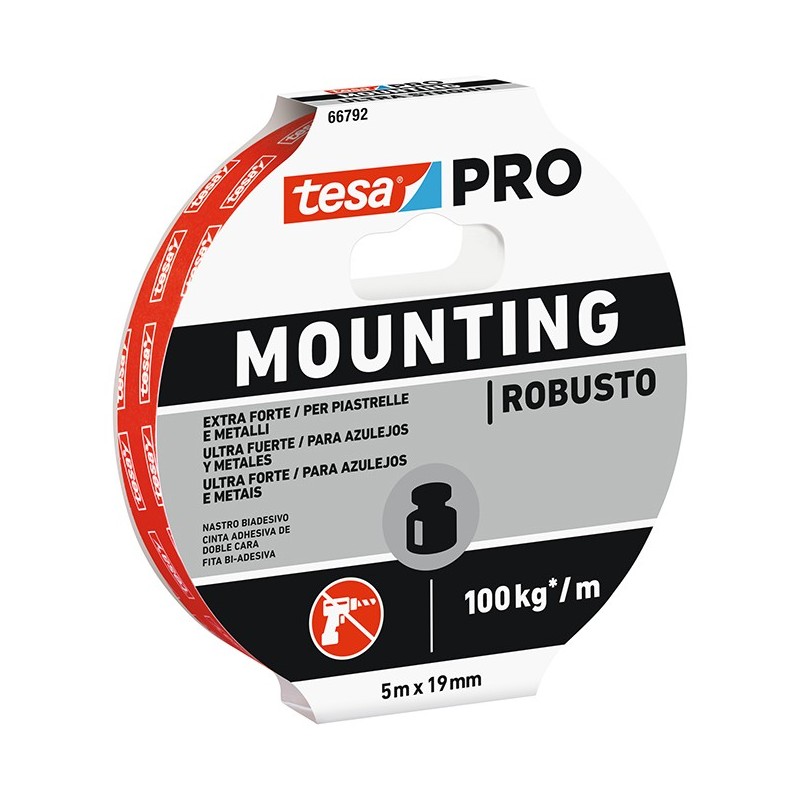 CINTA  DOBLE  CARA  MOUNTING  PRO  ULTRA  STRONG  TESA