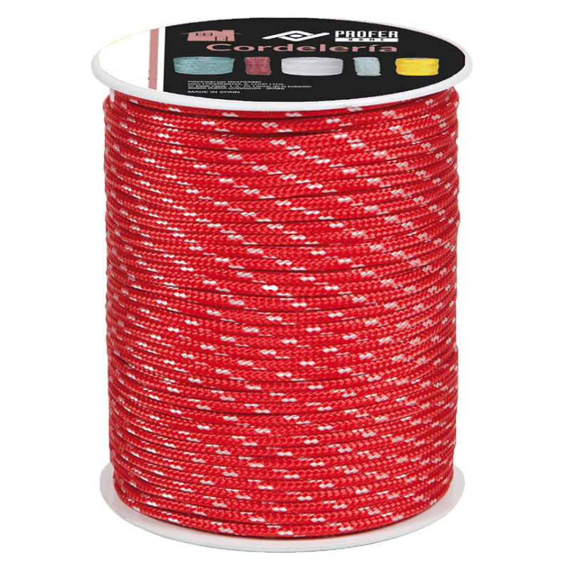 CORDON FANTASIA PES 4MM ROJO
