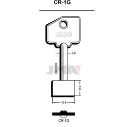 LLAVE  EN  BRUTO  GORJA  LATON
