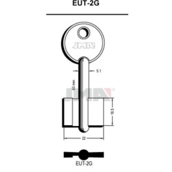 LLAVE  EN  BRUTO  GORJA  LATON