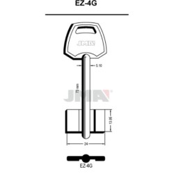 LLAVE  EN  BRUTO  GORJA  LATON