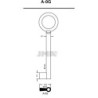 LLAVE  EN  BRUTO  GORJA  LATON