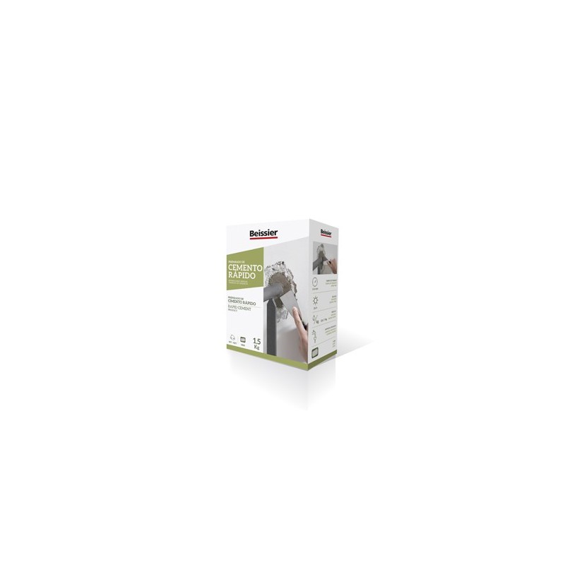 CEMENTO  RÁPIDO  1,5  KG.  GRIS