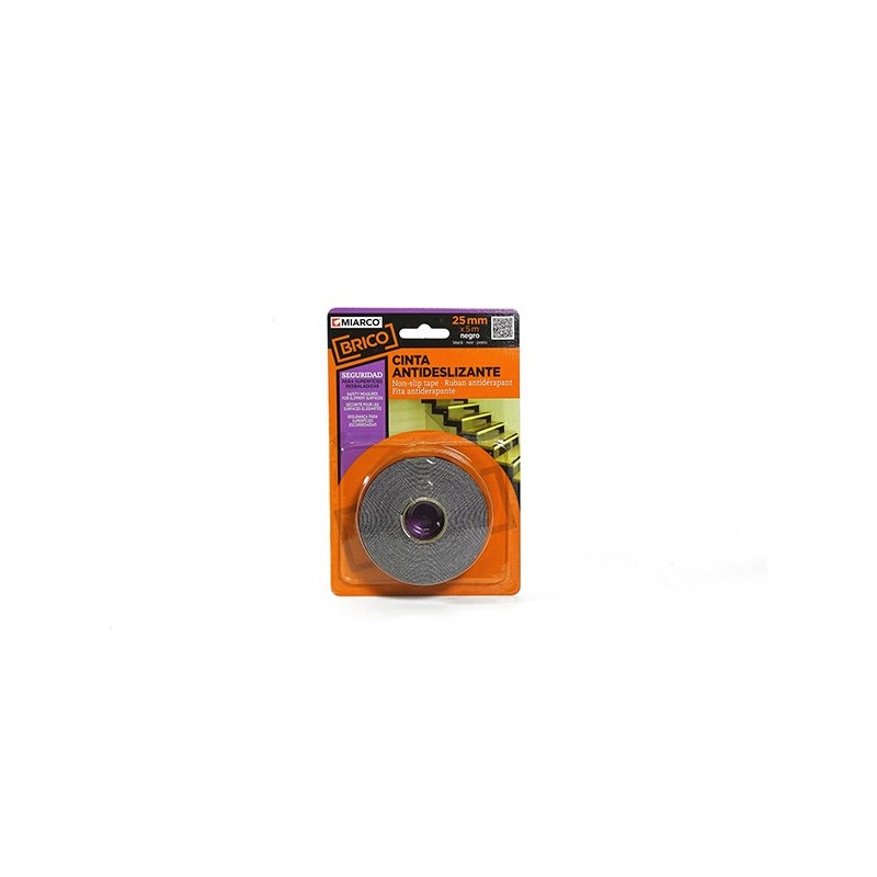 Cinta  Antideslizante  Negro  25mm  x  5m