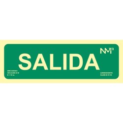 SEÑAL  SALIDA  PVC  CLASE  B