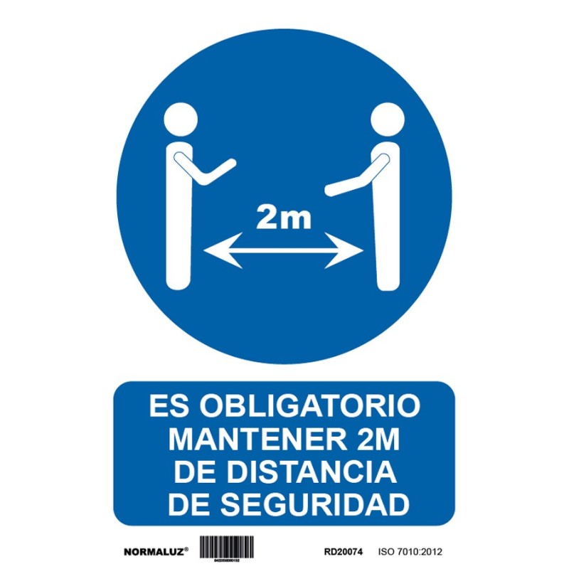 OBLIGA  DISTANCIA  2M  SEGURIDAD