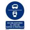 USO  OBLIGATORIO  GAFA  /PANTALLA