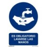 OBLIGATORIO  LAVARSE  LAS  MANOS