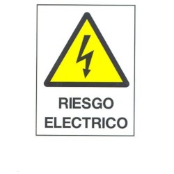 SEÑAL  FIJA  PVC  RIESGO  ELECTRIC