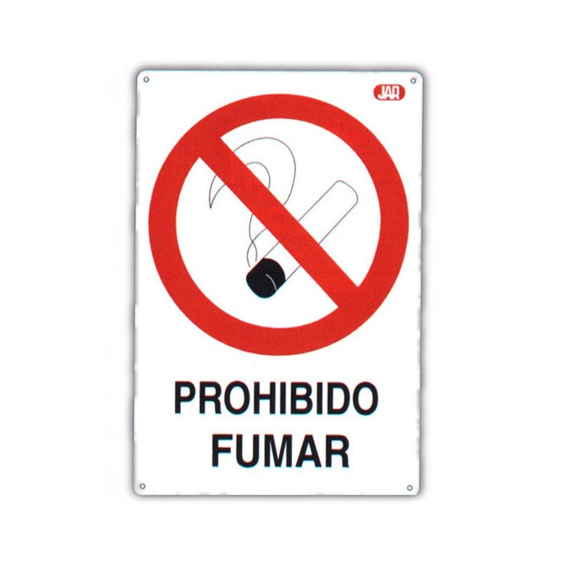SEÑAL  FIJA  PROHIBIDO  FUMAR