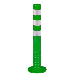 Hito  señalización  8cm  fijo  flexible  VERDE