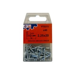 ESCARPIAS  ACERO  ZN  C/40  PZS