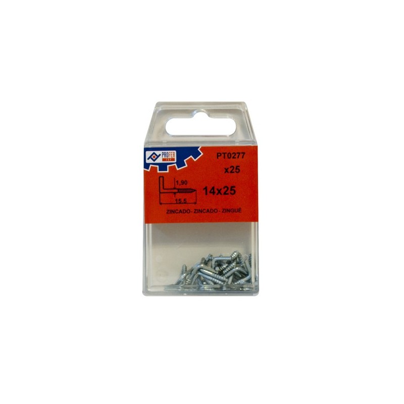 ESCARPIAS  ROSCA  ZN  C/25  PZS