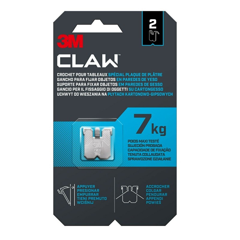 3M  CLAW?  Gancho  paredes  yeso
