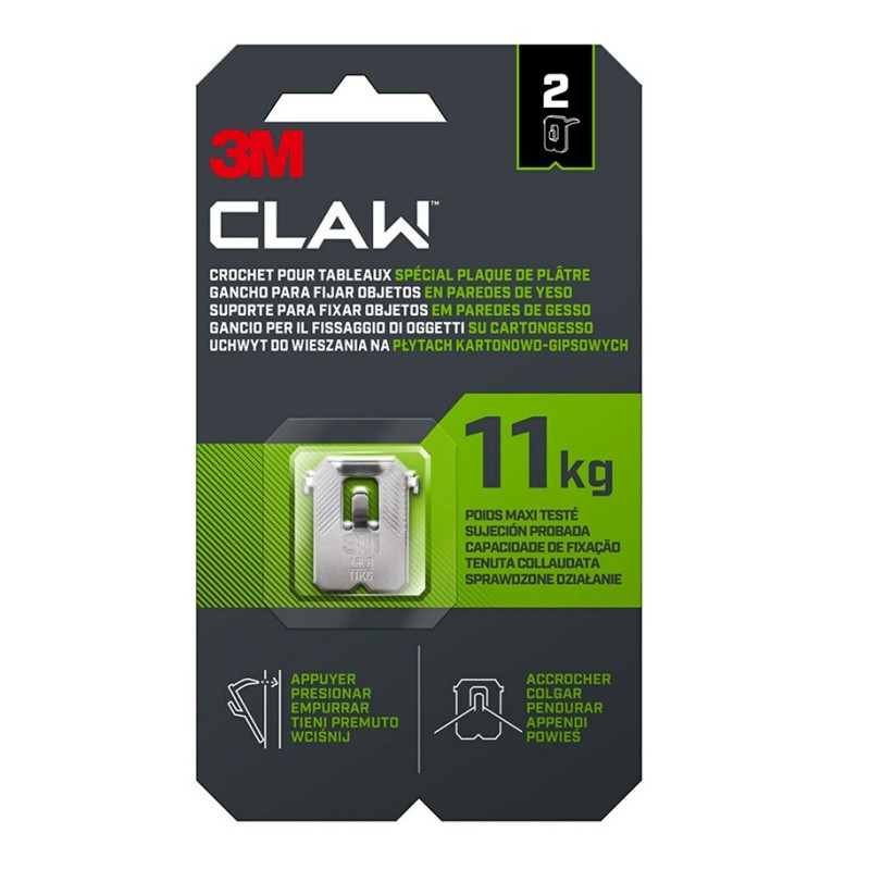 3M  CLAW?  Gancho  paredes  yeso