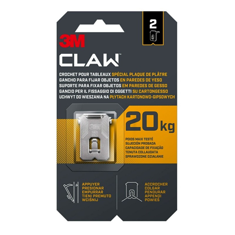 3M  CLAW?  Gancho  paredes  yeso