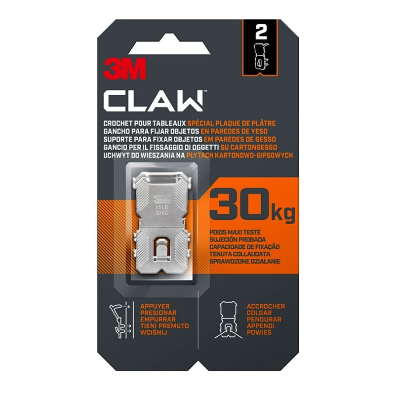 3M  CLAW?  Gancho  paredes  yeso