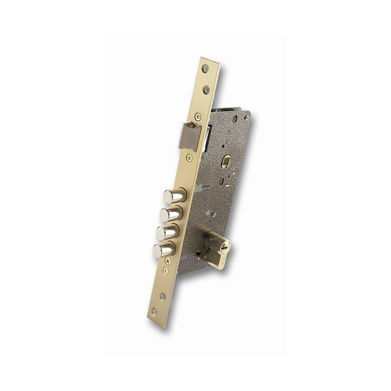 CERRADURA SEGURIDAD ALUM BLCO