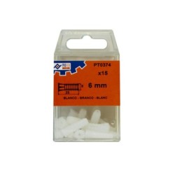 TACO  PLASTICO  BLANCO  C/15  PZS