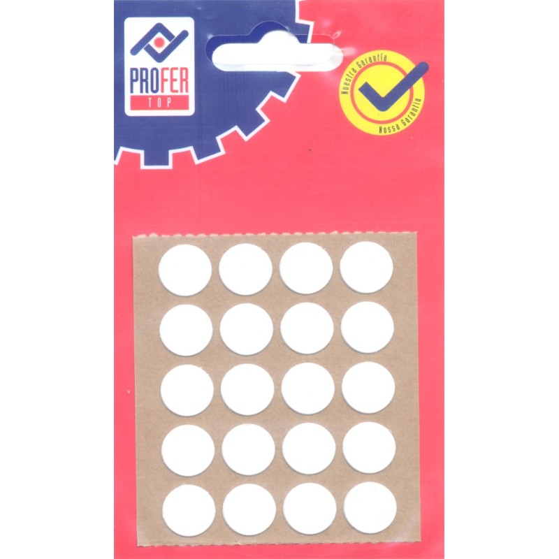 TAPON  ADHESIVO  BLANCO  BL  20  PZ