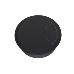 TAPON  PASACABLES  NEGRO  BL  1PZ