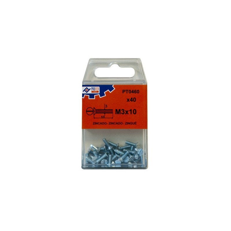 TORNILLO  C/P  DIN963  ZN  C/40  PZ