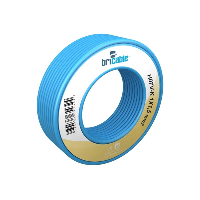 CABLE  LINEA  UNIPOLAR  FLEXIBLE  1x1.2.5  AZUL