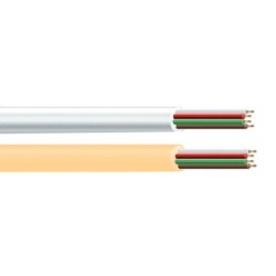 CABLE  TELEFONICO  4  VIAS  BLANCO