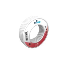 ROLLO  CABLE  MANGUERA  PLANA  2X0.75  BLANCO