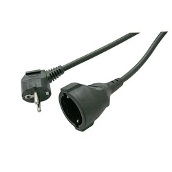 PROLONGADOR  3x1.5mm  16A  NEGRO